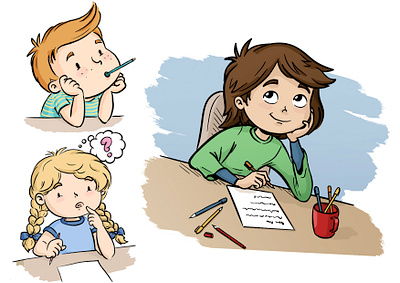 ©SuperKid.pl (illustration) handdrawn illustration kids