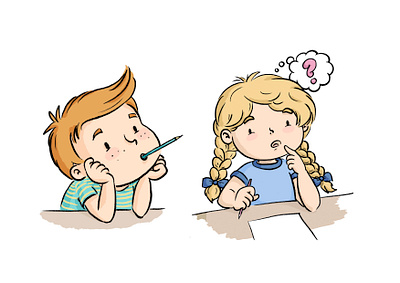 SuperKid (illustration) handdrawn illustration kids