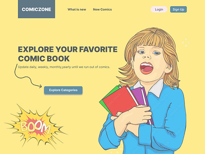 Comic books web 3d animation branding graphic design logo motion graphics ui