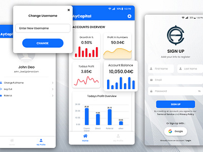 Finance mobile app - UI UX Design app design app desing ui finance app design finance app ui mobile app design mobile design ui design