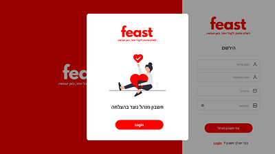 Feast Admin Panel - Food App Admin Panel Develop admin panal design app design food app admin design ui design web design