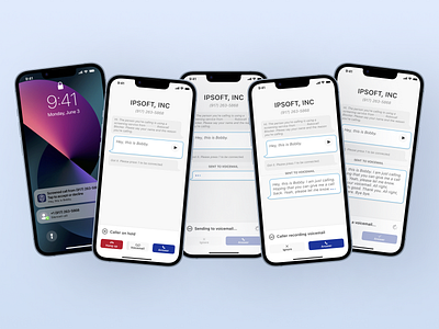 Robocall Blocking iOS - Unknown Caller - Call Sent to Voicemail design ios mobile ui ux