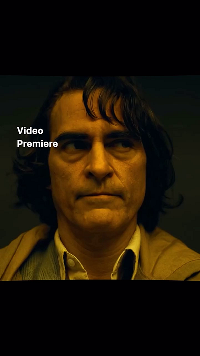 Joaquin Phoenix: The Joker after effects animation audio visual hollywood joker premiere video editting