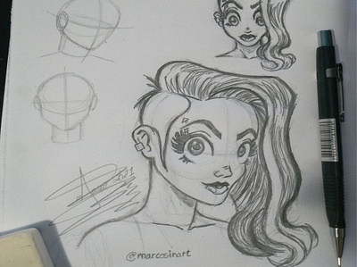 Character Design - Hand Drawn drawing hand drawn sketch