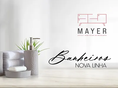 Mayer - Linha Banheiros - Catálogo branding catálogo design graphic design logo typography