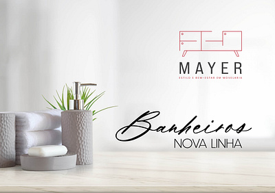 Mayer - Linha Banheiros - Catálogo branding catálogo design graphic design logo typography