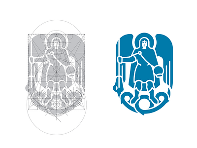 Kyiv City Council logo project branding city council coat of arms crest illustration municipality ukraine