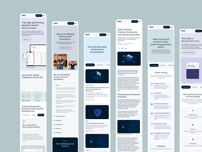 Yuno fintech website figma finance fintech fintech startup landing landing design landing page startup web web design webflow website