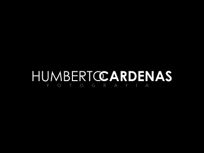 Humberto Cárdenas - Photography branding graphic design logo