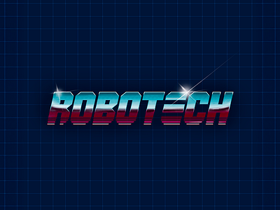 Robotech design graphic design illustration logo robotech typography