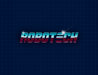 Robotech design graphic design illustration logo robotech typography