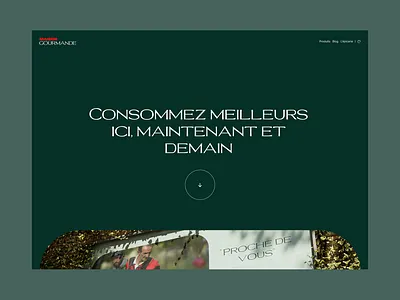 MAISON - GOURMANDE branding graphic design ui