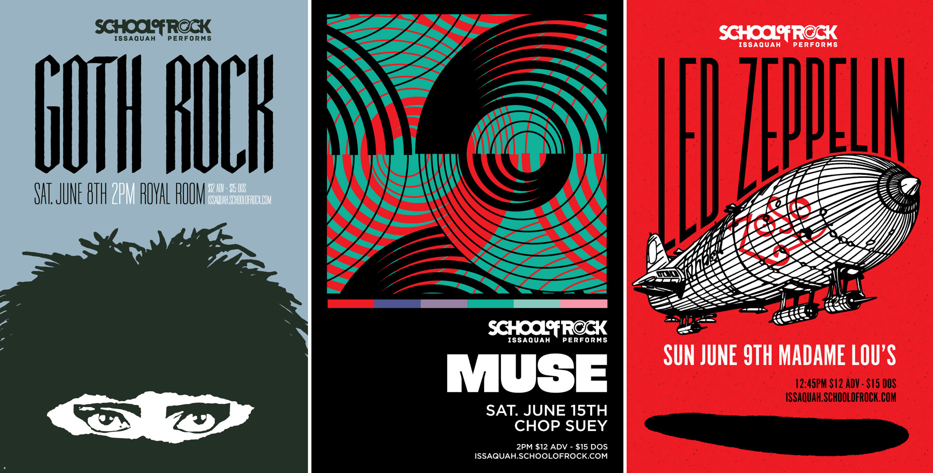 School Of Rock Posters design gig poster illustration mightymoss poster school of rock typography