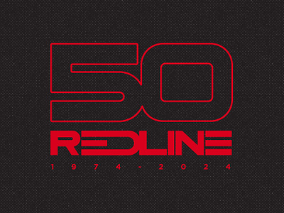 Redline 50th Anniversary 50th anniversary bmx branding design logo mightymoss redline vintage