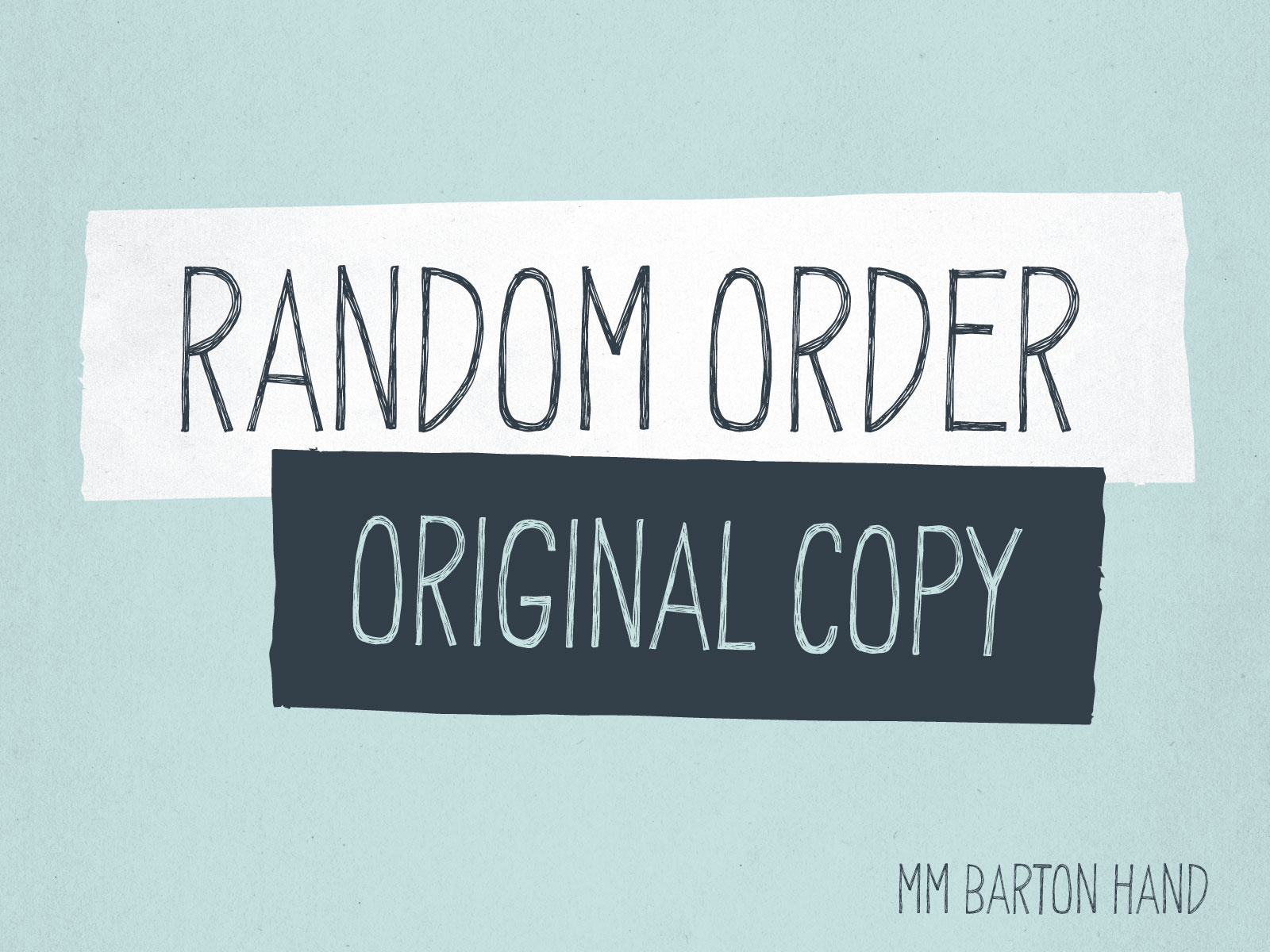 MM Barton Hand Font font hand drawn lettering mightymoss mm barton hand typography