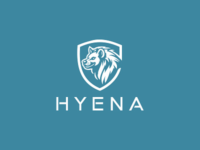 HYENA LOGO adventure angry animal bloggers branding design graphic design hunter hunting hyena hyena head hyena logo illustration logo security typography ui ux vector web