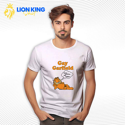 Catch the Trend: Gay Garfield Shirt Making Waves Among Youth graphic design