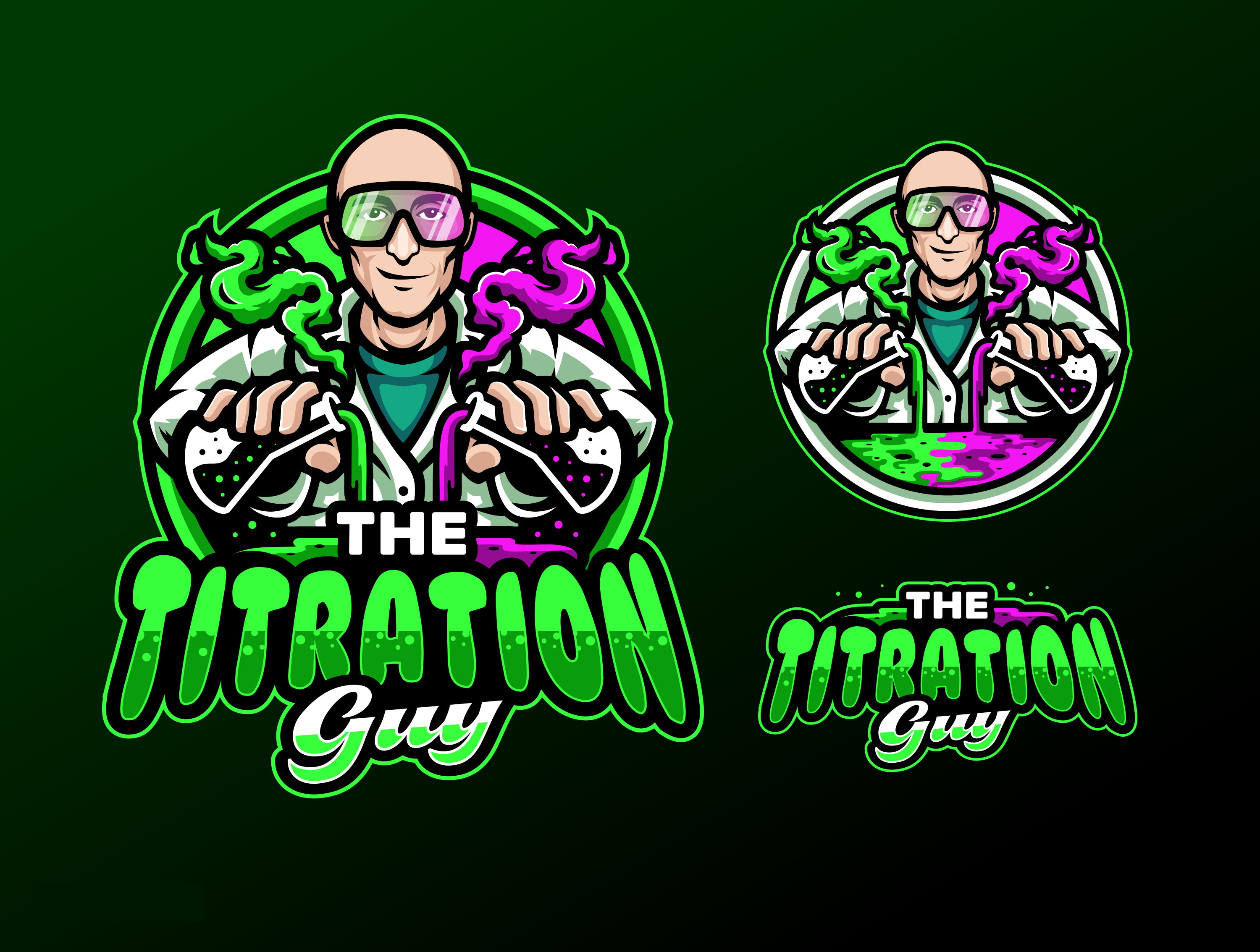 Character Logo Mascot done for THE TITRATION GUY branding character logo chemical chemistry design esport esportlogo gamer gaming illustration logo mascot mascot character personal logo personal mascot