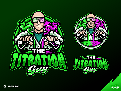 Character Logo Mascot done for THE TITRATION GUY branding character logo chemical chemistry design esport esportlogo gamer gaming illustration logo mascot mascot character personal logo personal mascot