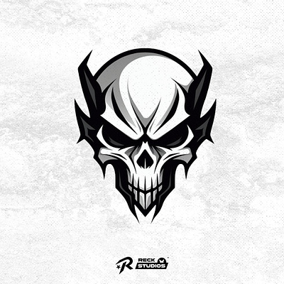 Skull Mascot Logo branding graphic design logo mascotlogo