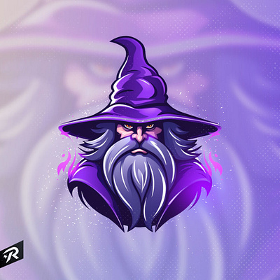 Wizard Logo branding graphic design logo mascotlogo