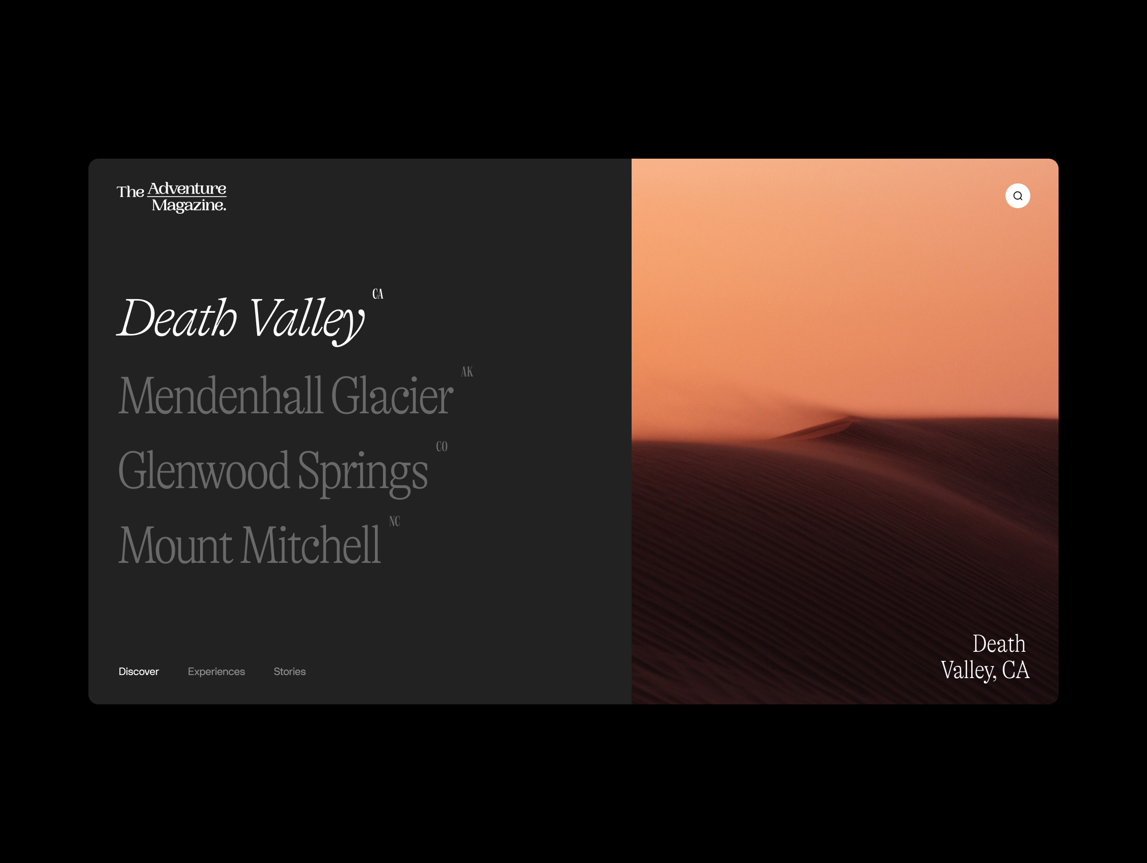 Good Old Explorations ® design editorial magazine minimal promo type typography ui