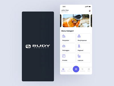 Rudy Project 'POS Application' cashier design inventory mobile apps mobile design mockup pos pos management product design recap report sales ui uiux ux