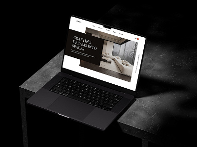 DéDwell___Modern Interior Design Website Template clean layout exploration minimal ui design ux design