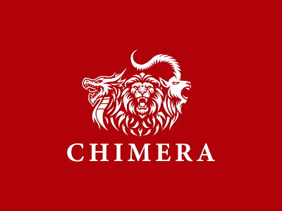 CHIMERA LOGO automotive corporate branding chimera logo classic security logo decorative delivery crests logo fashion finance business lion luxury brand premium face vector logo real estate royalty ui ux vector vintage winery