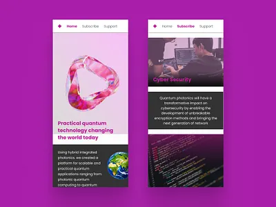 Cyber Security Collection Mobile Page agency design freelancer mobile apps mobile page ui designer ui ux designer web designer