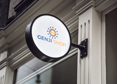 GENJI SHOP Iconic Logo animation branding company design fashion logo graphic design identity illustration logo logo design vector