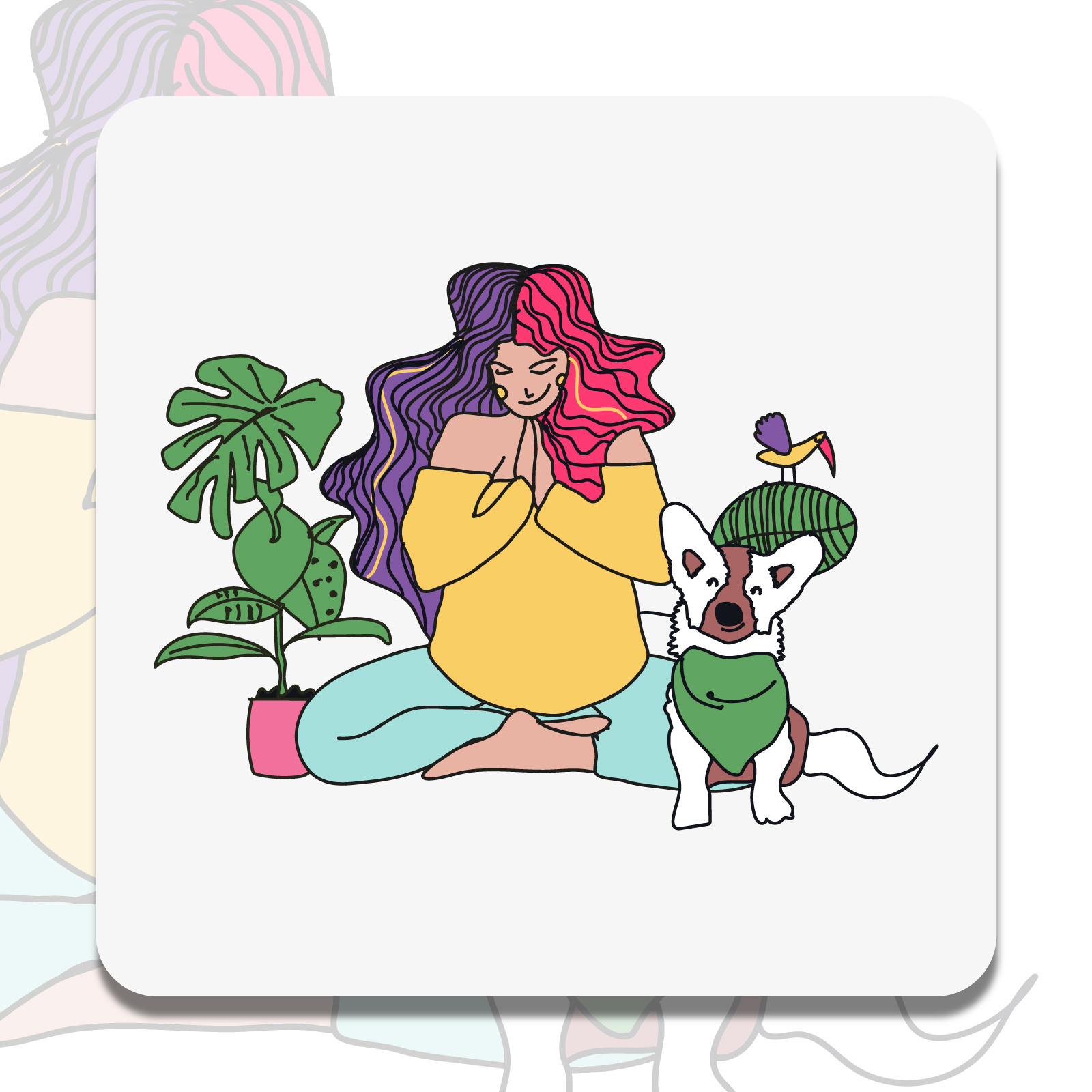 Flat Illustration flat design graphic design illustration ui vector