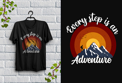 Round Outdoor Adventure T-shirt design. branding custom t shirt design formal t shirt graphic design illustration t shirt t shirt design ui vintage t shirt