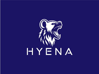 HYENA LOGO adventure angry animal animals bloggers branding design graphic design head hunting hyena hyena logo logo racing roaring teaming ui ux vector
