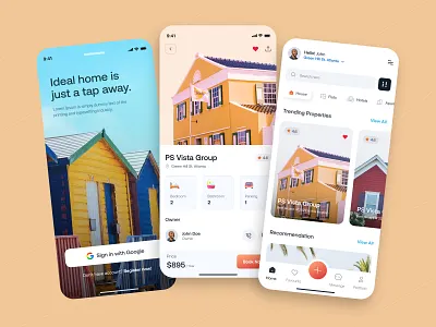 Property sale, rent and buy app agent branding building buy family graphic design home property real estate rent sell shop ui