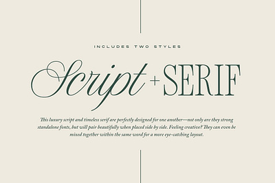 New Icon Font Duo beauty condensed cursive design display font elegant elements font duo hand drawn nostalgic script serif