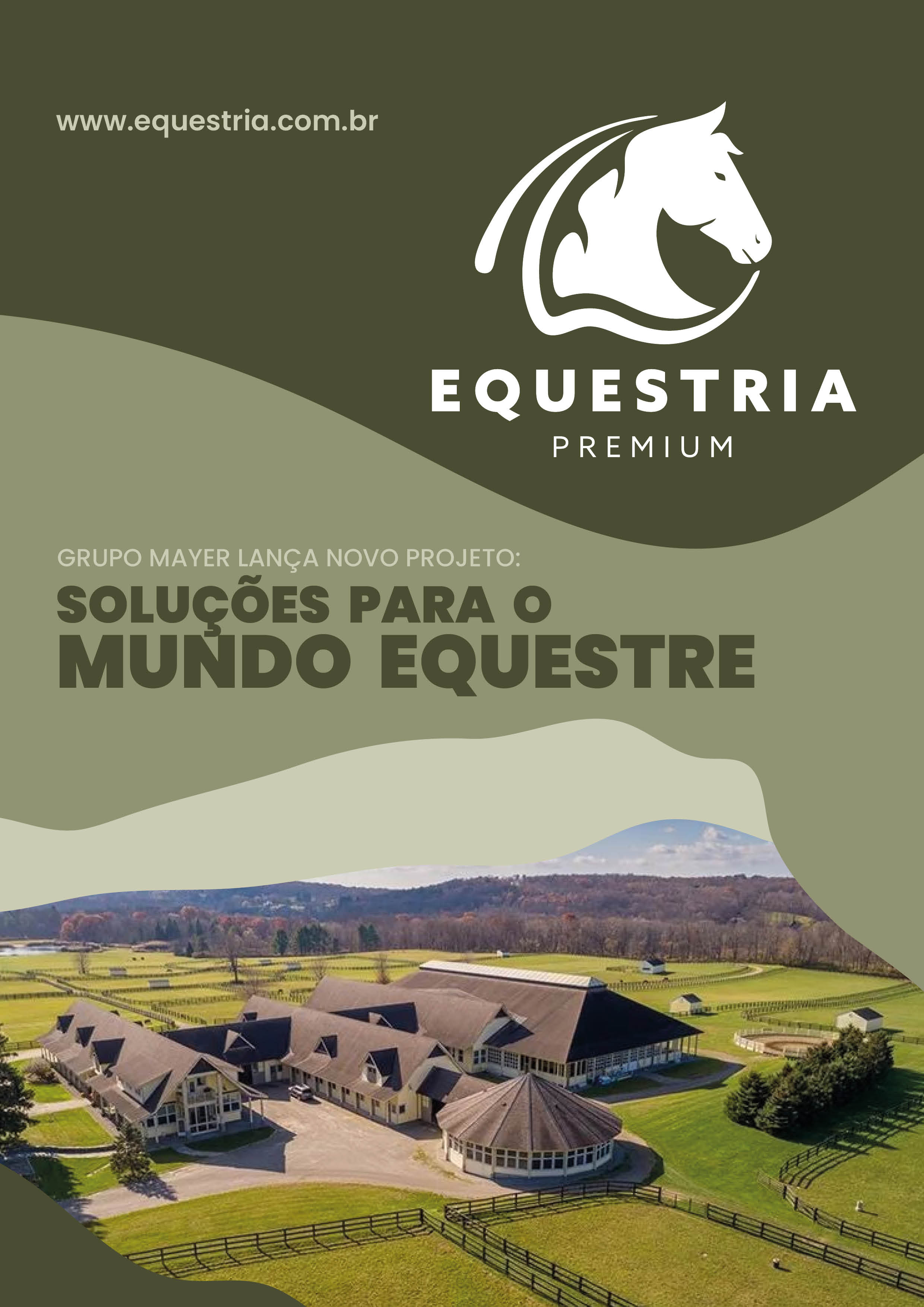 Grupo Mayer - Folder Interativo Equestria branding catálogo design folder graphic design identi identidade visual logo tipo typography
