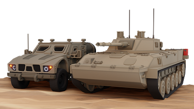 Military Vehicles 3d