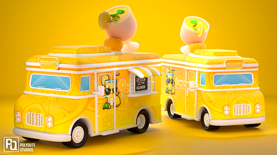Lemon Truck 3d
