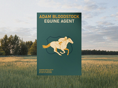 Adam Bloodstock Branding - Equine Agent badge brand identities brand identity branding catalogue design equine graphic design horse horse race identity illustration logo typography vector