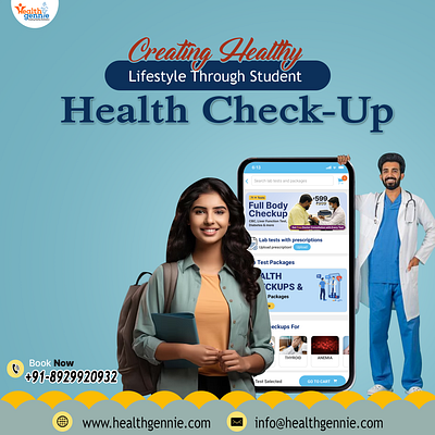 Creating Healthy Lifestyle Through Student Health Check-Up book diagnostic tests book lab test at home diagnostic test book students health check up