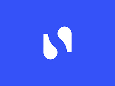Logo concept - whistle + "S" blue letter s whistle