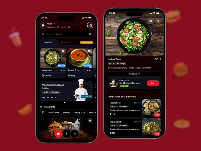 Latest Food Delivery Mobile App Design for Best Chef Rating app chef cooking delivery delivery app eating food food app food delivery food delivery app food delivery service food order food service meal menu mobile online food order rating restaurant