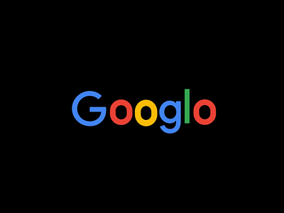 Googlo Logo Animation 2d logo anition after effects animation brand animation gif animation google logo animation logo intro motion graphics visual identity