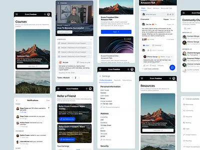 Course Platform Mobile design app app design course course app course platform design mobile app mobile course mobile design