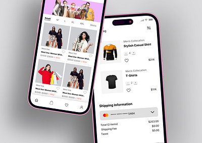 ShopEase Mobile App 3d animation app design branding design e commerce figma graphic design mobile app mobile ui motion graphics shop store ui uiux ux