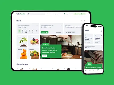 Bidfood e-commerce platform animation app design e bidfood e commerce motion platform product product design shop ui ui design ux ynd
