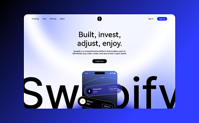 Swapify - Web 3.0 ui