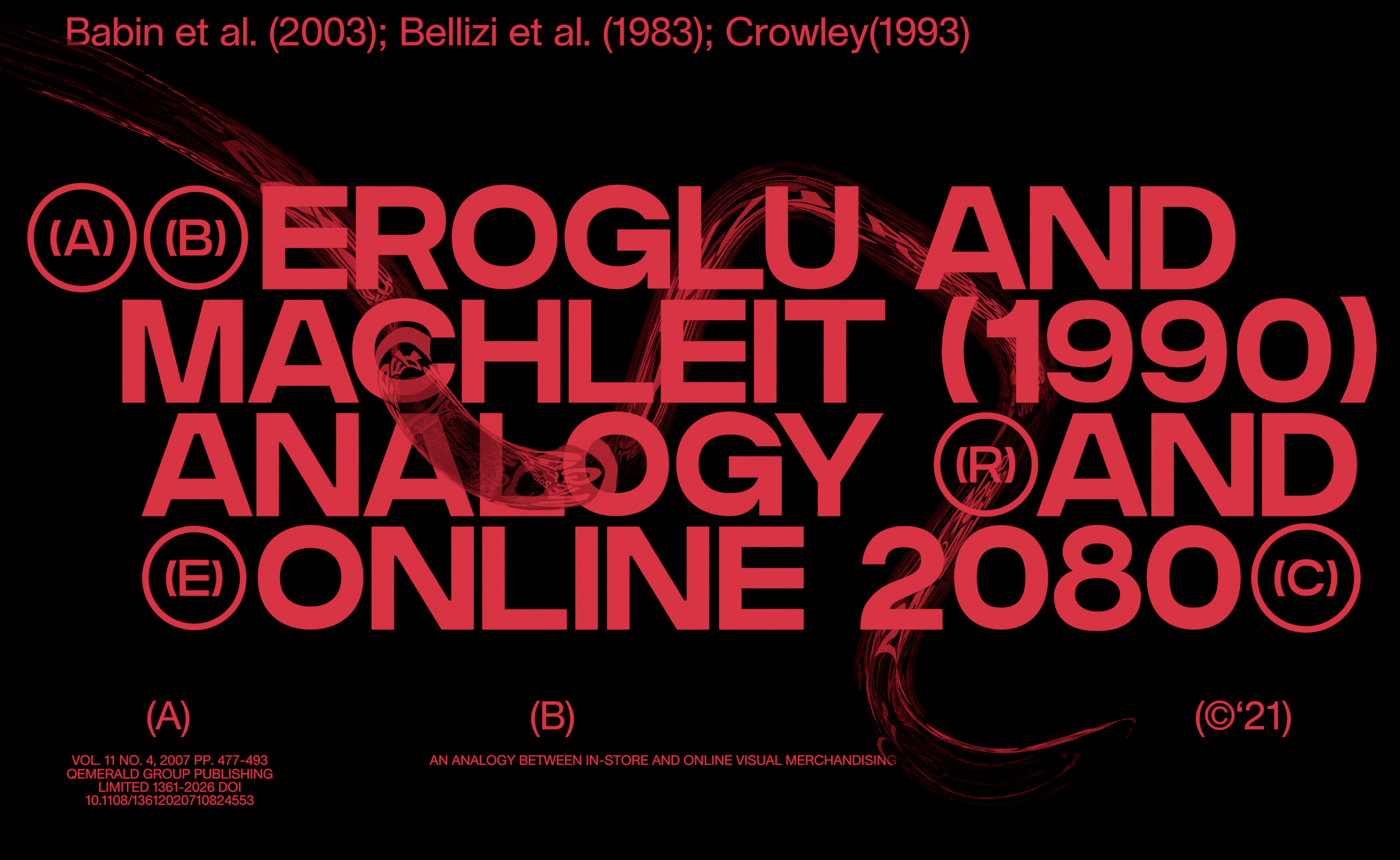 Visual Vol2 3d bold branding design sans typography