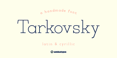 Tarkovsky - Display Font clean font elegant font font design serif font typeface